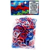 Rainbow Loom Jelly USA Mix Rubber Bands Refill Pack [600 ct]