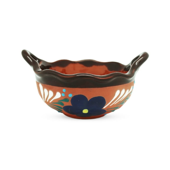ADELITAS SMALL CLAY SALSA DISH