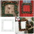 thumbnail image 6 of FOMIYES 1Pcs Metal Hoop Square Wreath Frame for Christmas and  Decorations 30X30X0.3in, 6 of 8