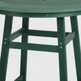 thumbnail image 3 of WestinTrends Outdoor 42" Height HDPE Patio Round Bar Table, Dark Green, 3 of 7