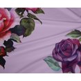 thumbnail image 4 of oneOone Polyester Lycra Fabric Leaves & Rose Watercolor Decor Fabric Printed BTY 56 Inch Wide, 4 of 4