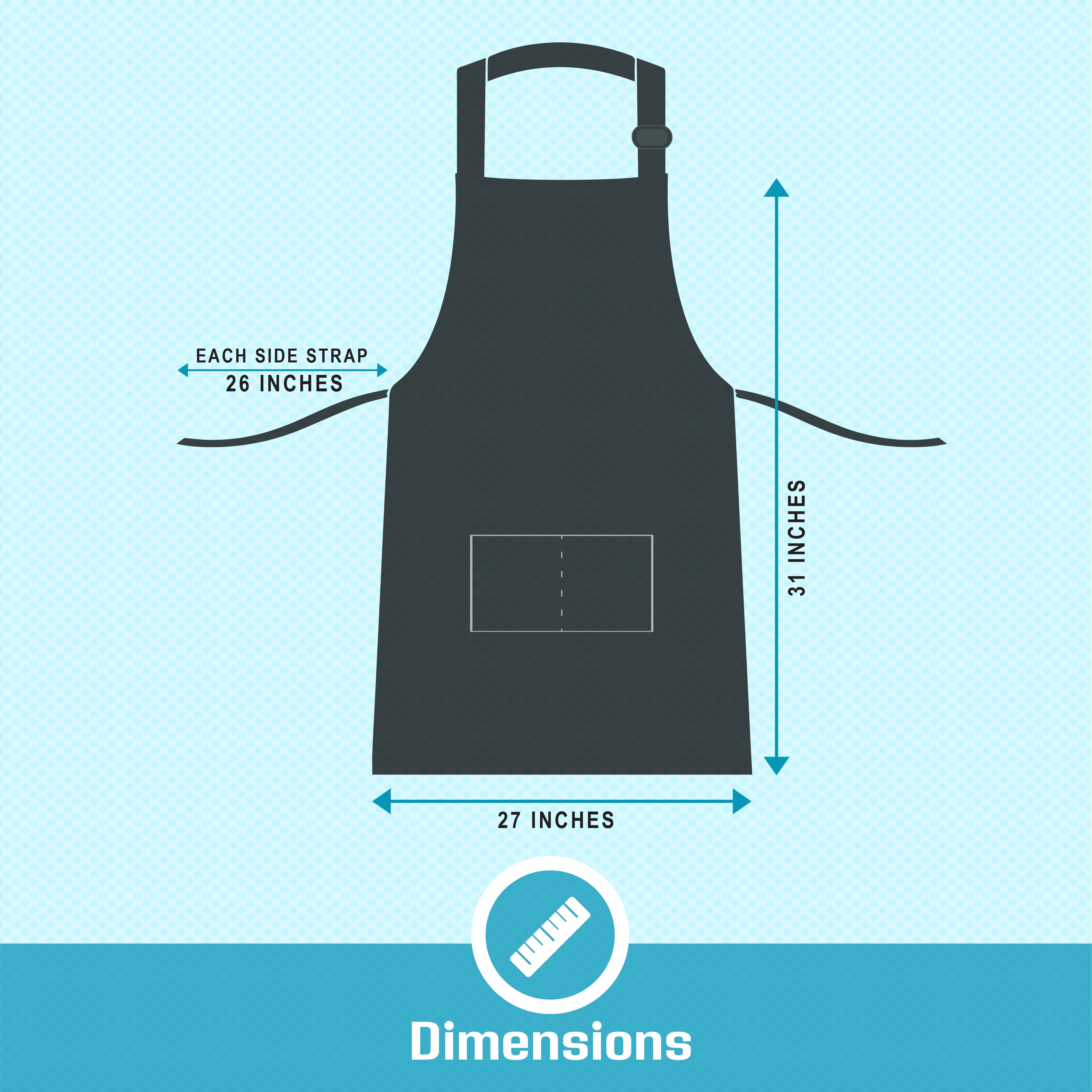 GuyAprons Caution Dad Is Cooking Apron, Funny Apron for Men, BBQ Grill Apron, Funny Apron for Dad