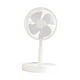 thumbnail image 3 of Ventilador de pie portátil Soledad Ventilador de mesa recargable por USB Blanco 7200mAh, 3 of 10