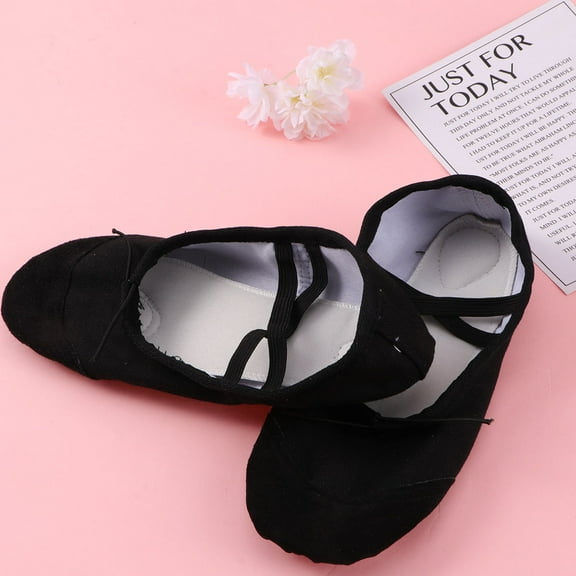 CRILSTYLEO 1 Pair Ballett Schuhe for Adults and Childrens Available in Classic Black Color