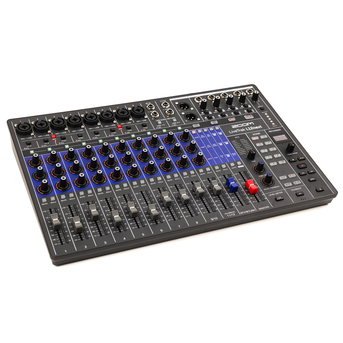 Zoom LiveTrak L12next 12-Channel Digital Mixer/Recorder