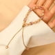 thumbnail image 5 of Pulseras para mujer, regalos para mujer, pulseras de perlas para mujeres y niñas 2024, pulseras elegantes vintage en capas, pulsera de perlas de doble capa, joyería de boda para novias, el collar, 5 of 5