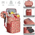 thumbnail image 5 of Travel Cooler Bag - Red Strawberry Plants Fruit Camping Beer Cooler Backpack with Bottle Opener- Waterproof Insulated Picnic Backpacks - Cooler Bag for Beach, 5 of 6