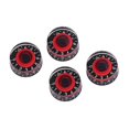 thumbnail image 3 of 4 Pcs Guitar Knobs Amplifier Knobs AMP Effect Pedal Control Knobs Volume Tone Knobs Guitar Guitar Dial Knobs, 3 of 4