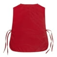 thumbnail image 4 of Toptie Unisex Cobbler Vest Kitchen Chef Apron, Art Painting Grooming Smock Working Uniform with 2 Pockets, 28"L x 22"W-Red, 4 of 8