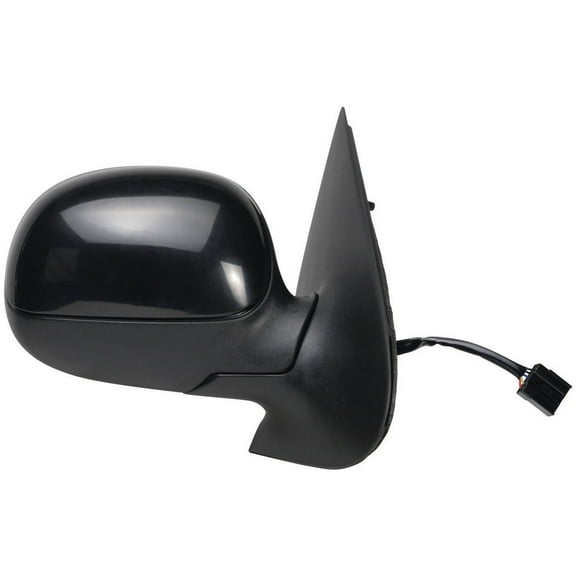 61051F - Fit System Passenger Side Mirror for 98-02 Ford Expedition, Lincoln Navigator, 98-03 F150/F250 LD Crew Cab, black, w/ PTM cover, foldaway, Power
