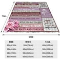 thumbnail image 2 of 50th Birthday Gifts for Women, 50th Birthday Throw Blankets 50x60 Inch 50th Birthday Gifts Ideal for Her Him, 1974 Bed Blanket Gift for Parents Wife, 2 of 5