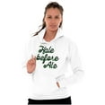 thumbnail image 4 of Kale Before Ale Beer Drinking Healthy Unisex Plus Fleece Graphic Hoodie Brisco Brands 2X, 4 of 5