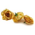 thumbnail image 3 of Silk Rose Flower Heads,150Pcs for Hat Clothes Album Decoration, Wedding Decoration (Gold), 3 of 9