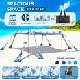 thumbnail image 3 of Refugio solar portátil Beach Canopy VIONMI de 3 x 3 m UPF50+, 3 of 7