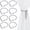 Gray, variant on Adjustable Curtain Tiebacks, 1 Pcs Decorative Rope Curtain Holders for Drapes, No Drill Modern Window Treatment Holdbacks for Home Living Room, Farmhouse Decor, 1Pack White