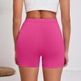 thumbnail image 6 of Ahuyic Athletic Shorts for Women,Womens Running Shorts,Woman Solid Color Elastic High Waist Yoga Shorts Slim Pants, 6 of 6