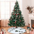 thumbnail image 7 of Sikiie Sea Turtle 30-48 inches {designName} Print Christmas Tree Skirt Snowman Xmas Tree Skirt with Edge Christmas Decorations for Holiday Party36", 7 of 7