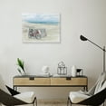 thumbnail image 2 of Cuadros Decorativos Jr playa lugar feliz lienzo 100% poliéster, 2 of 2