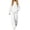 White, variant on Lutiedan 2 Piece Sweatsuit for Women Casual Baggy Fleece Tracksuit Long Sleeve Hoodie with Pocket and Barrel Sweatpants S-3XL