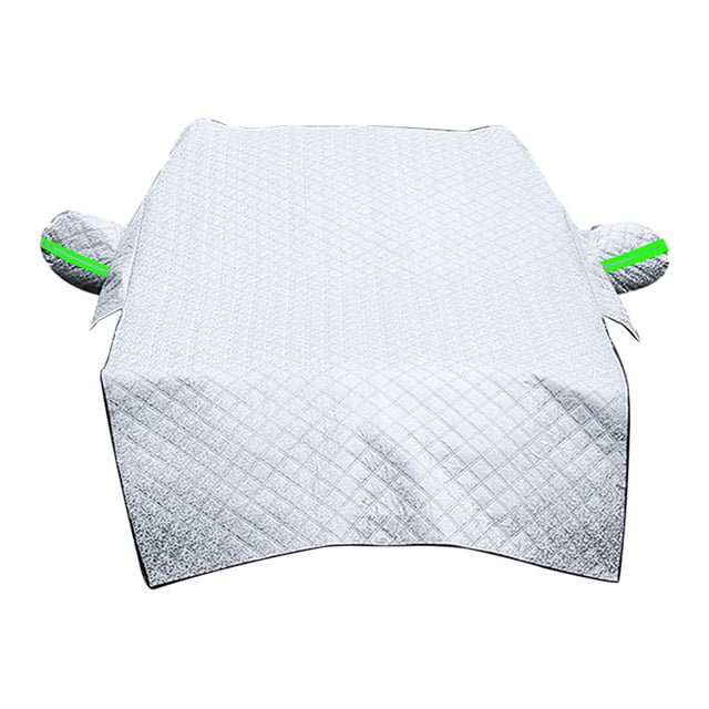Cubierta de nieve para parabrisas de coche, protector de espejo de limpiaparabrisas, resistente al viento, protección contra heladas y nieve,