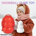thumbnail image 4 of Schneeballformer mit Cartoon Motiven Kunststoffclips Schneeballform Sand, 4 of 9