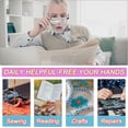 thumbnail image 7 of 300% magnifier, magnifier for glasses wearers, reading glasses with glasses case, blue light blocking magnifier, magnifier for close work, reading, 7 of 7