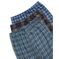 thumbnail image 6 of Real Essentials 3 Pack: Men's Fleece Pajama Pants Loungewear Soft Pj Bottoms Sleepwear Pockets (Big & Tall Available), 6 of 7
