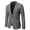 Dark Gray, variant on Funicet Mens Casual Sport Coat 1 Button Suit Blazer Slim Fit Daily Lightweight Jackets Black 4XL
