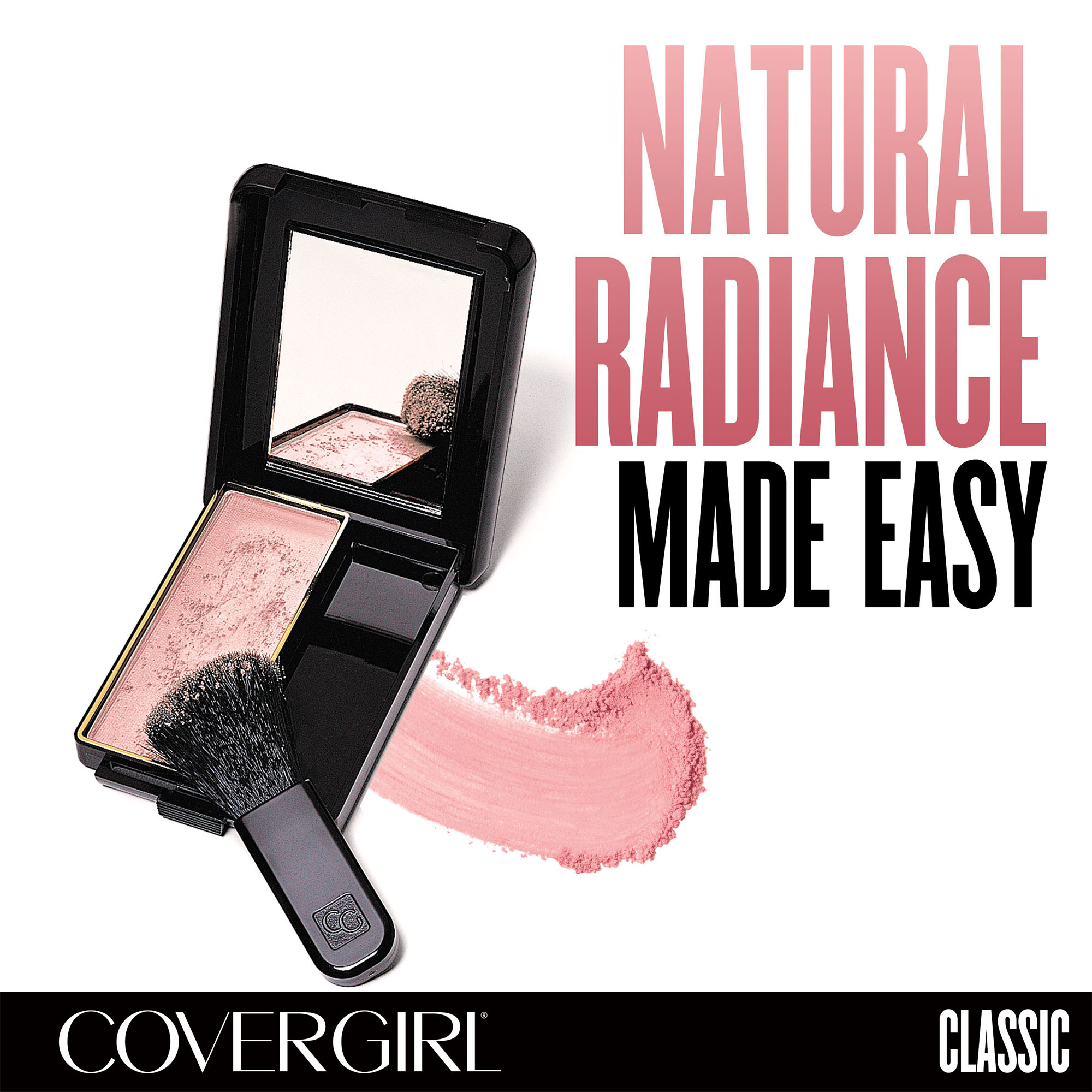 COVERGIRL Classic Color Powder Blush, 540 Rose Silk, 0.3 oz, Long Lasting Glowing Color - image 3 of 5
