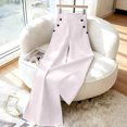 thumbnail image 4 of Yifymode Womens Striped Wide Leg Palazzo Pants High Waisted Elastic Casual Lounge Trousers with Pockets,Pink XL, 4 of 4