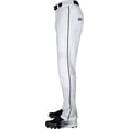 thumbnail image 2 of Pantalones de béisbol Rawlings BP31SRP para jóvenes, talla XL, blanco/negro, 2 of 5
