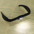 thumbnail image 4 of Lupa, Lupa con Diadema con Lentes Intercambiables Lupa con Montaje en Cabeza Manos Libres 3 LED para Trabajos Cercanos Manualidades de Costura, 4 of 5