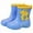 Blue, variant on MuXiKeJi Clothes Kids Cartoon Mid Calf Rain Boots For Boys Non Sole Comfortable Daily Wear Outdoor Play Ages 2-11