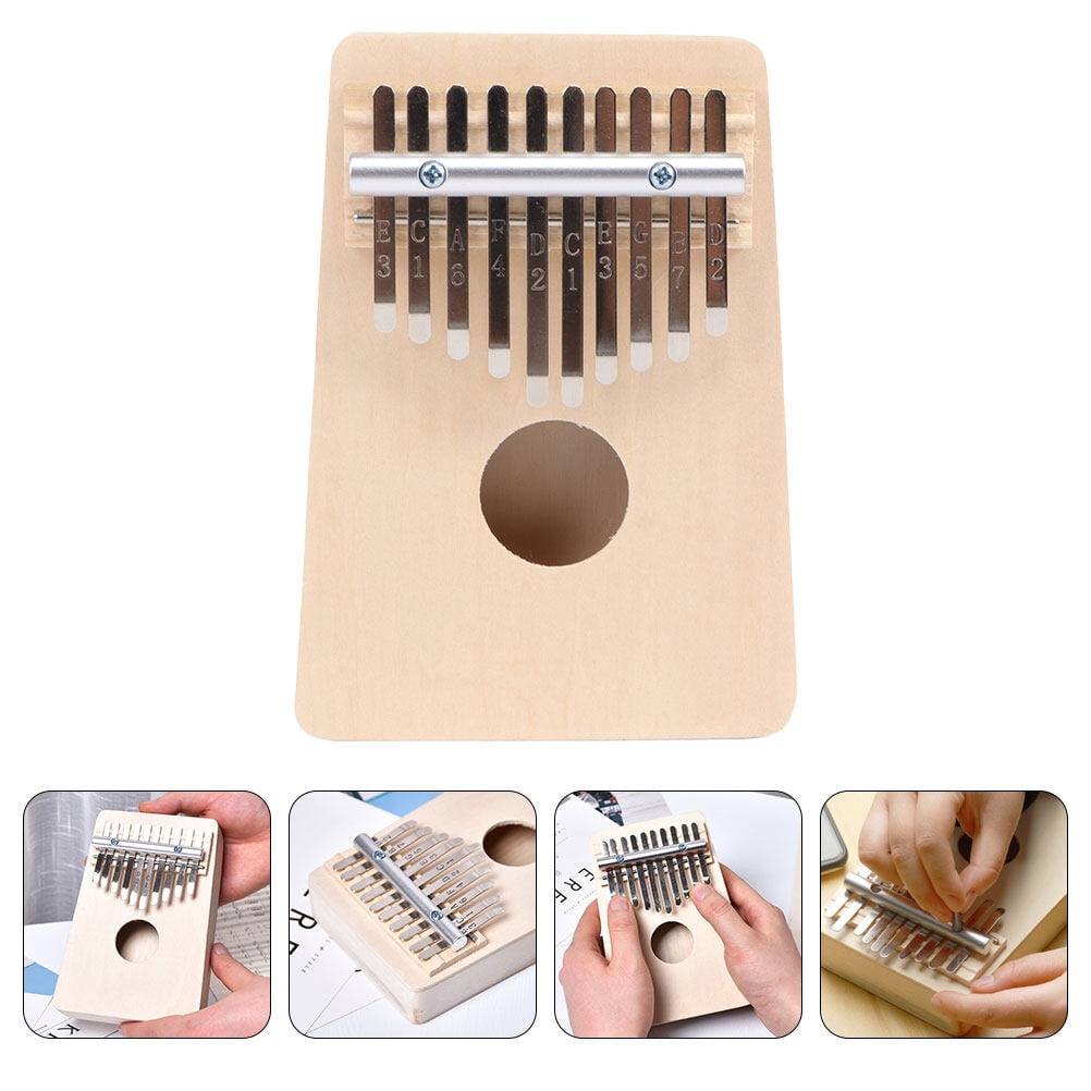 HOMEMAXS 2 Sets Practical DIY Kalimba Thumb Piano 10-key Thumb Musical Instrument