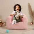 thumbnail image 3 of Silla MOMCAYWEX Kids Snuggly-Soft Sherpa para niños de 1 a 6 años, color rosa, 3 of 8