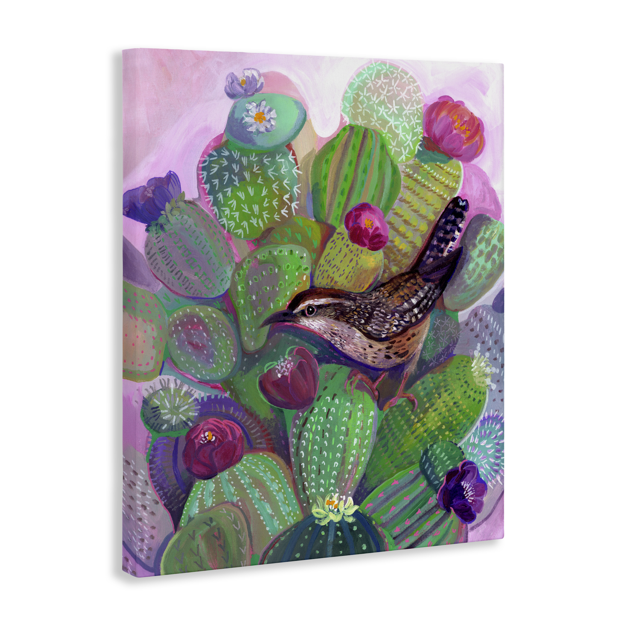 Desert Day Dream Bird Canvas Wall Art, design by Ashley Davis