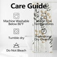 thumbnail image 5 of White Shower Curtain for Stall Bathroom Gold Black Eucalyptus Leaves Neutral Farmhouse Room Partition Home Decor Botanical Plants Waterproof Fabric RV Shower Curtains 36x72inches with Hooks, 5 of 6
