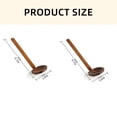 thumbnail image 5 of Kitchen Ladles Soup Spoon Noodles Soup Spoon Strainer Wood Serving Spoons Home Restaurant Tableware Easy to Use, 5 of 20