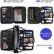 thumbnail image 5 of Estuche de maquillaje Relavel, extra grande, de doble capa, piel sintética negra, 5 of 7