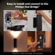 thumbnail image 4 of Lámpara de pared inteligente para exteriores Philips Hue Appear, paquete de 2, color negro, 4 of 6
