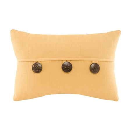 Mainstays Dynasty Oblong 3 Button Decorative Throw Pillow, 14