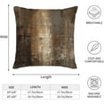 thumbnail image 3 of Brown Throw Pillow Covers 20x20 Inch Set of 2, Abstract Oil Painting Pillow Cases Modern Brown Art Painting Doodles Pillowcase Home Decorative Cushion Covers for Sofa Couch Bed Living Room, 3 of 6