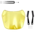 thumbnail image 4 of Deflector de Viento para Motocicleta Unique Bargains Parabrisas ABS para Yamaha XJ 400 Diversion 91-93 para Yamaha XJ 600S Diversion 92-04 Amarillo 1 pieza, 4 of 6