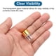 thumbnail image 4 of Frascos Mini de Vidrio Borosilicato Uxcell 0.8 x 0.6'' con Tapa de Tornillo de Aluminio 1 mL 20 Pcs Dorado, 4 of 6