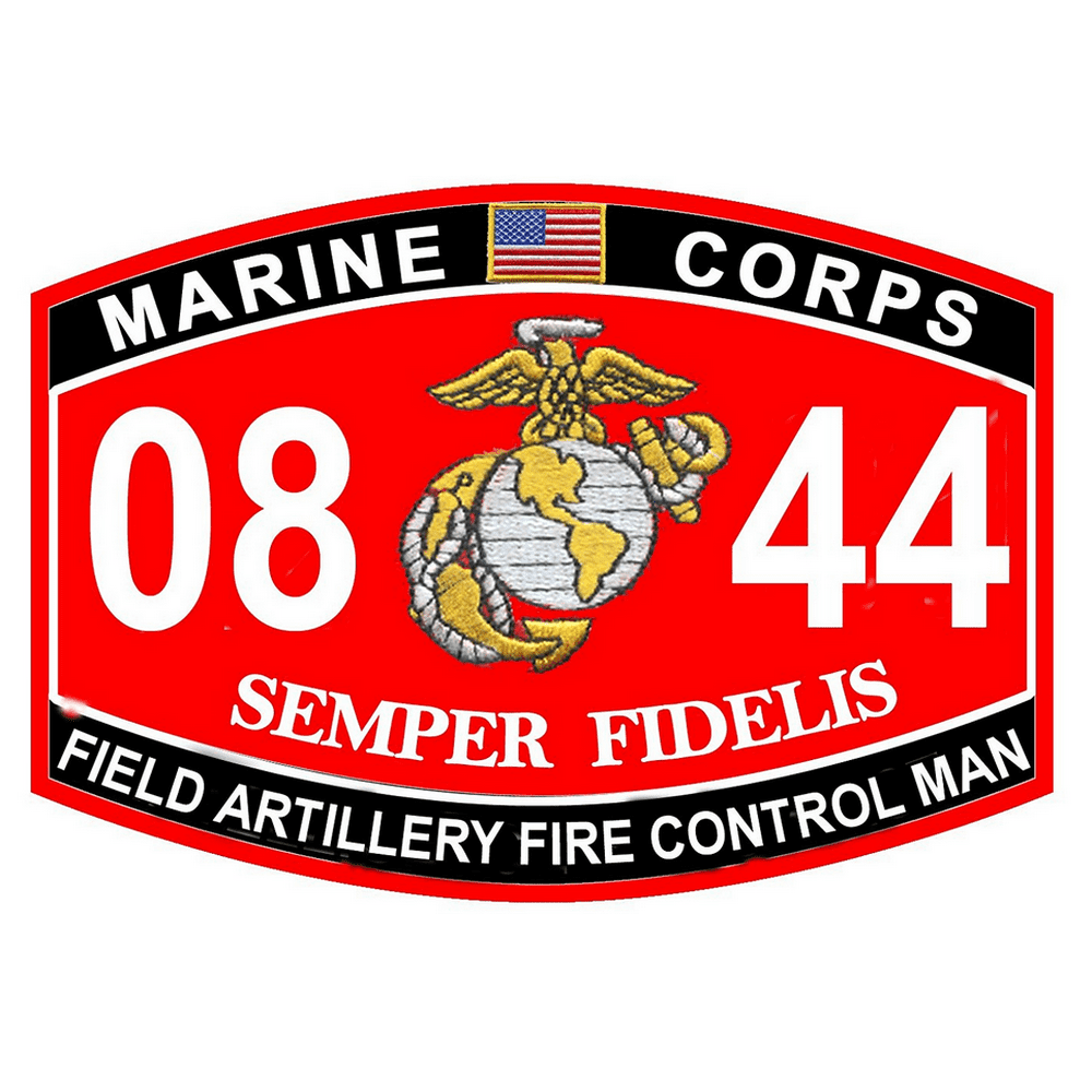 MARINE CORPS 0844 FIELD ARTILLERY FIRE CONTROL MAN MOS SEMPER FIDELIS