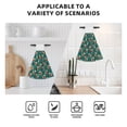 thumbnail image 4 of Gaeub Cartoon Poodle Dog Print Hand Towels with Hook,Hanging Tie Towels, Coral Velvet Dishtowels, for Bathroom Restroom Home Decor, 4 of 7