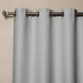 thumbnail image 2 of Quality Home Wide Basic Bronze Grommet Blackout Curtain - Grey - 100"W X 108"L (Single Panel), 2 of 3