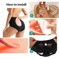 thumbnail image 5 of Malytizi Silicone Butt Pads Buttock Enhancer Underwear Removable Hip Buttock Lifter Silicone Padded Inserts Panties, 5 of 9