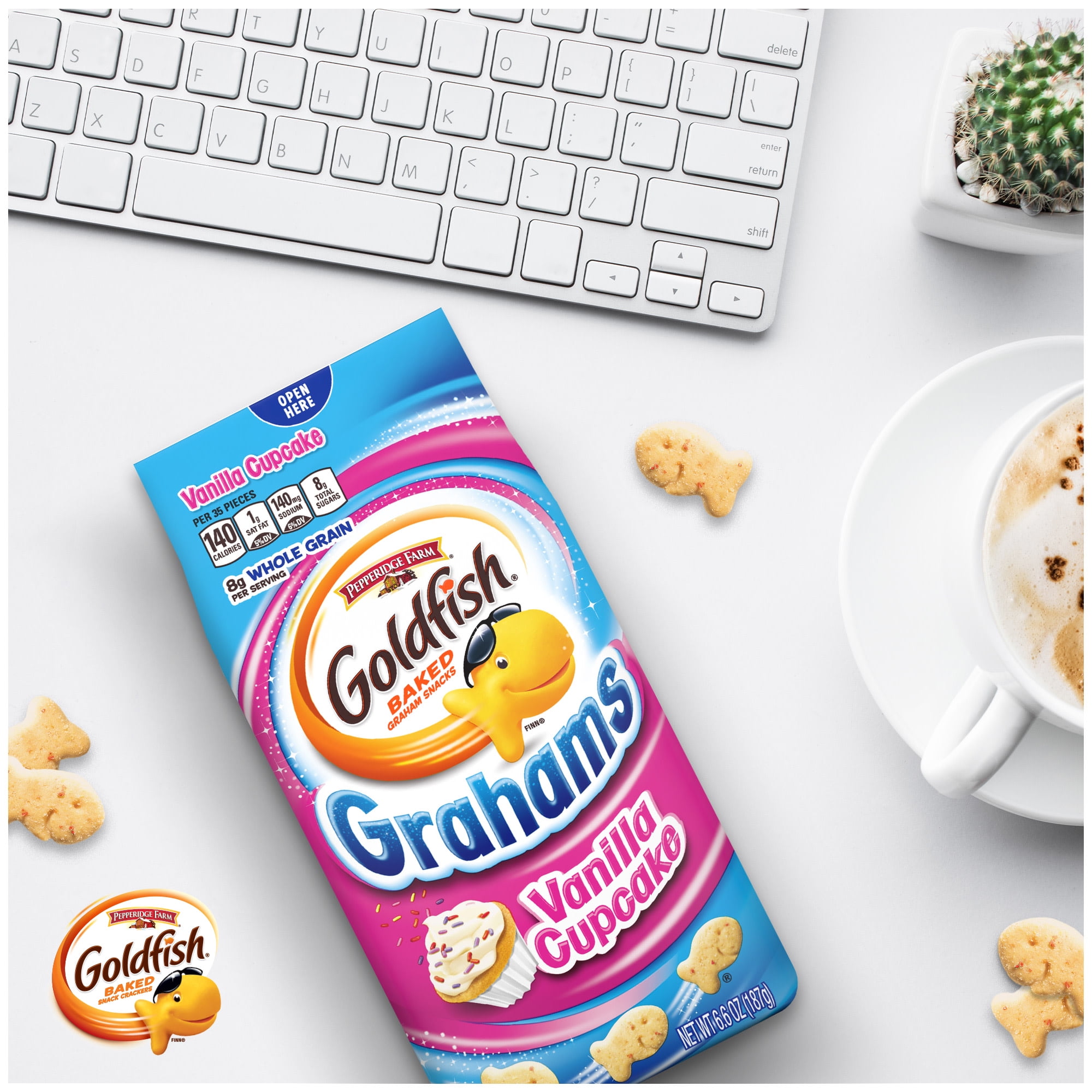 Buy Goldfish Grahams Vanilla Cupcake Crackers, Snack Crackers, 6.6 oz