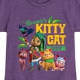 thumbnail image 3 of Santiago of The Sea - Kitty Cat Crew - Toddler And Youth Girls Short Sleeve Graphic T-Shirt, 3 of 5